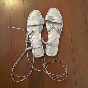 Madewell Metallic Gladiator Sandals